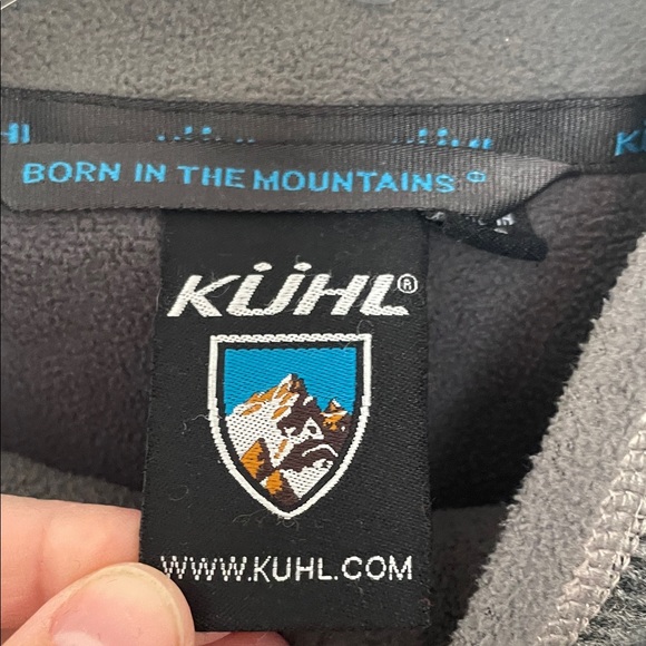 Kuhl Men's Charcoal Thor Quarter Zip Sweater size Large - Picture 2 of 5